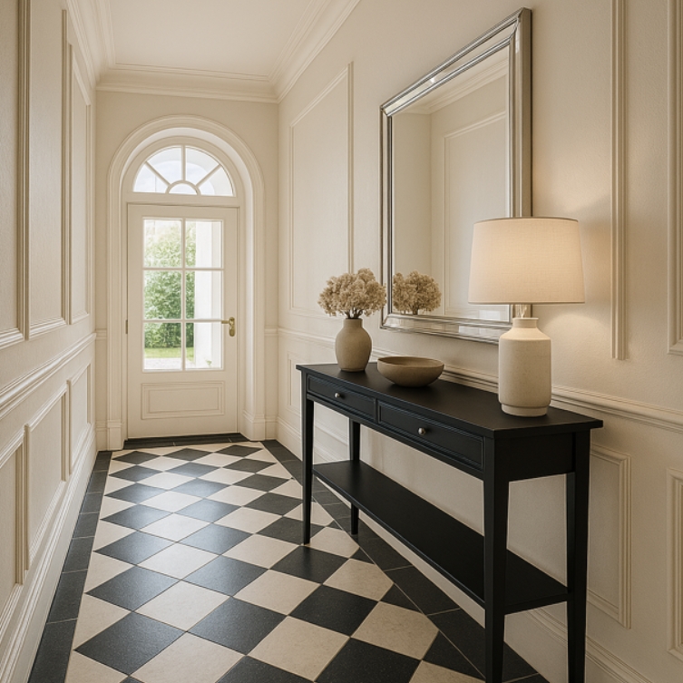 GIORGIO CONSOLE TABLE WITH SHELF